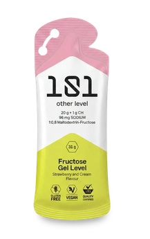 Gel energetico fresa y nata 101 LEVEL 31gr
